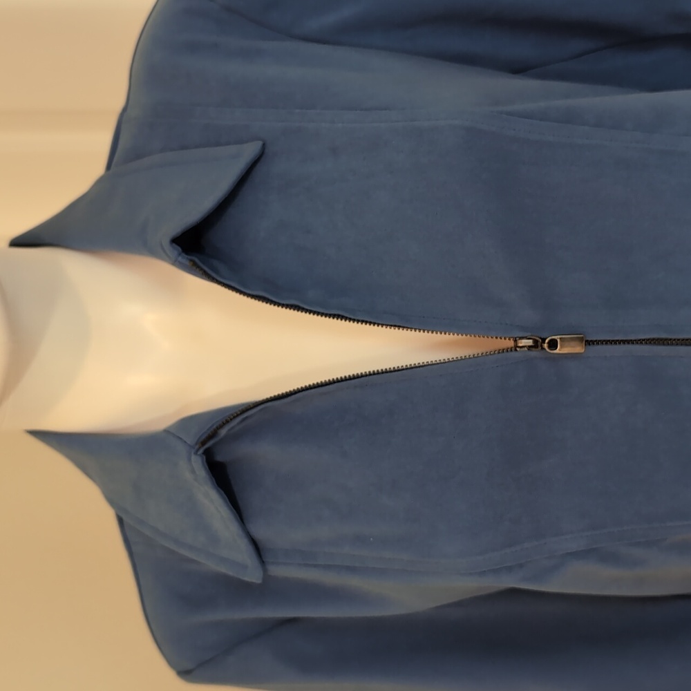 SkyBlue Zip-up Jacket by Elementz™ SzSmall Polyester/Spandex Blend NWT - Picture 2 of 16